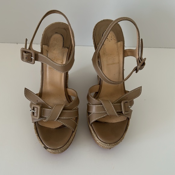COPY - Christian Louboutin espadrille wedge size 38 - Picture 4 of 8